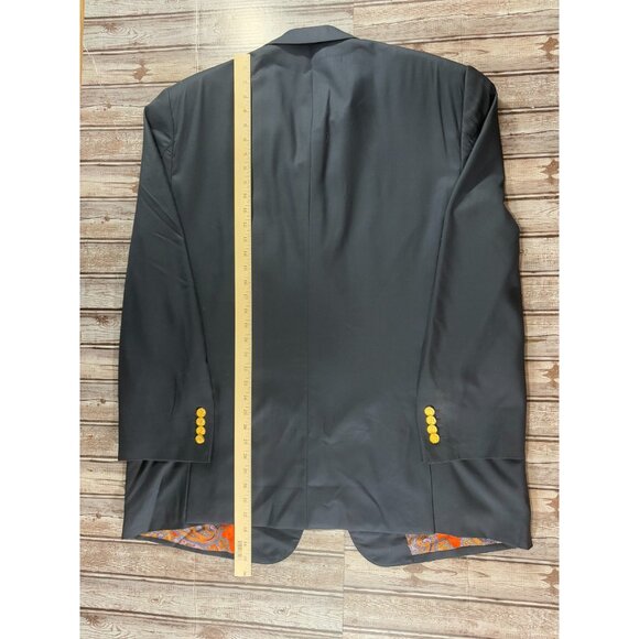 Holland & Sherry for Arthur 100% cashmere Sport jacket blazer sz 50 color Navy - Picture 6 of 6